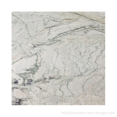 Natural Beauty Stone New Ice Green Emerald Marble Slabs for Lobby Feature Wall Design